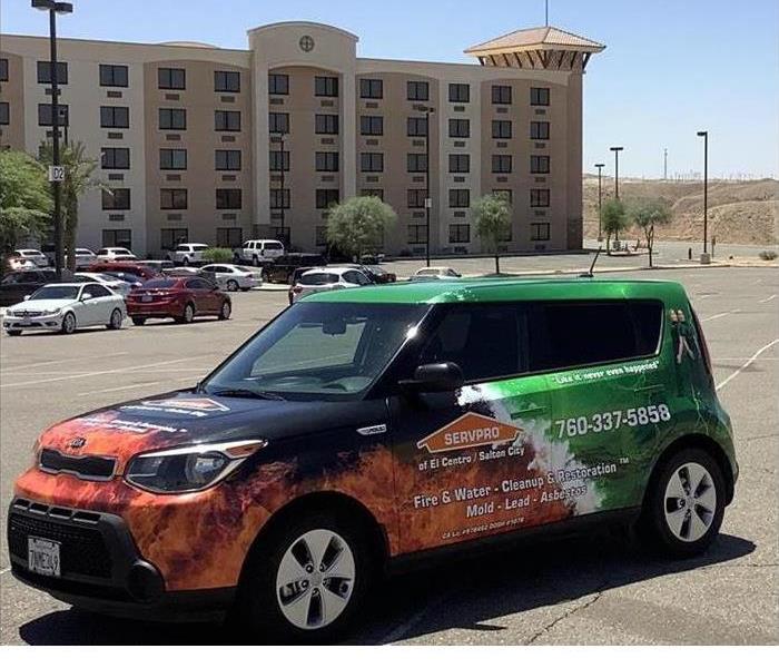 SERVPRO managers' vehicle