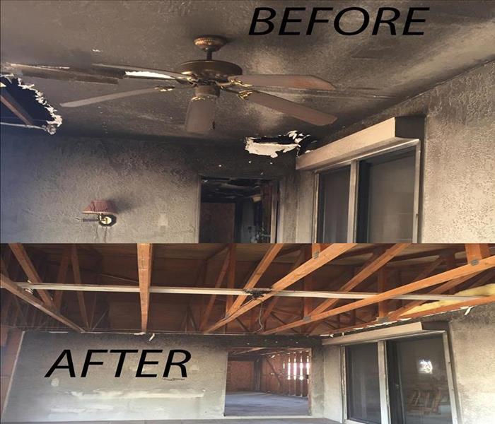 Before and After Fire photos.