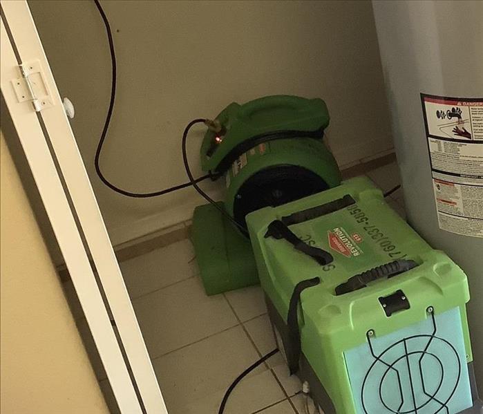 air movers in utility closet